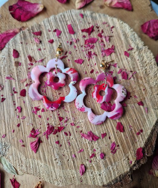 Boucles "Duo de 🌸" (réservée Lucie)